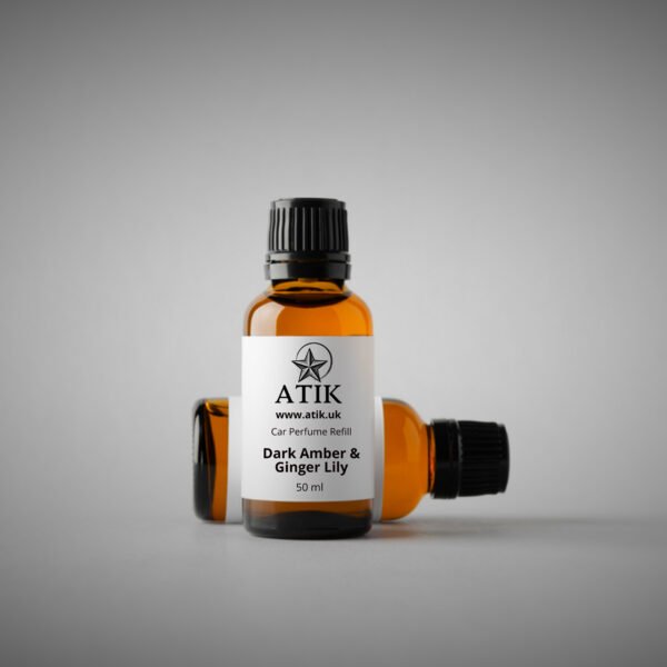 Dark Amber & Ginger Lily Car Perfume Refill – Luxurious & Calming Scent - Image 3
