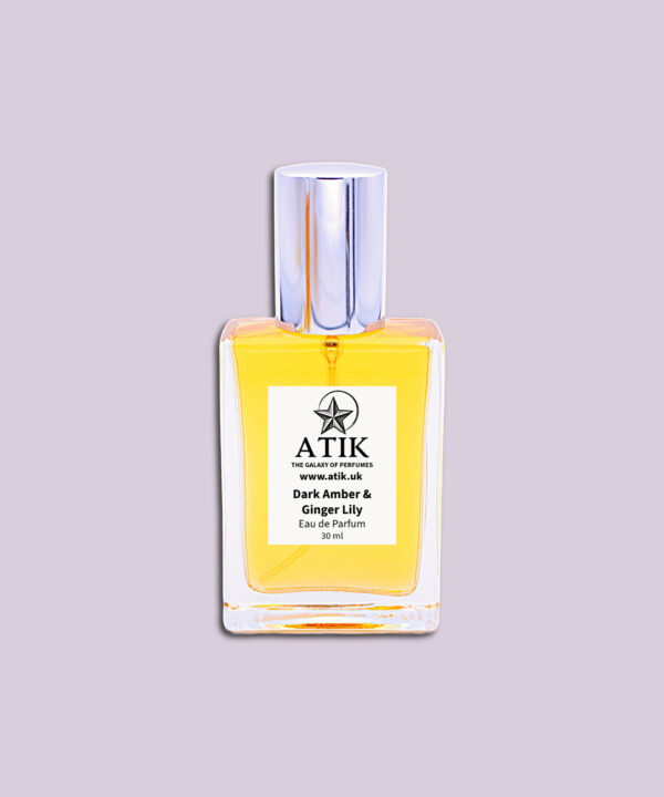 Atik dark amber ginger lily women perfume spray