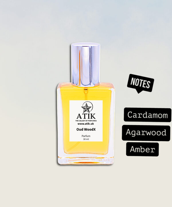 Oud WoodX10 Perfume Spray – Exotic Woody Spice Scent ATIK