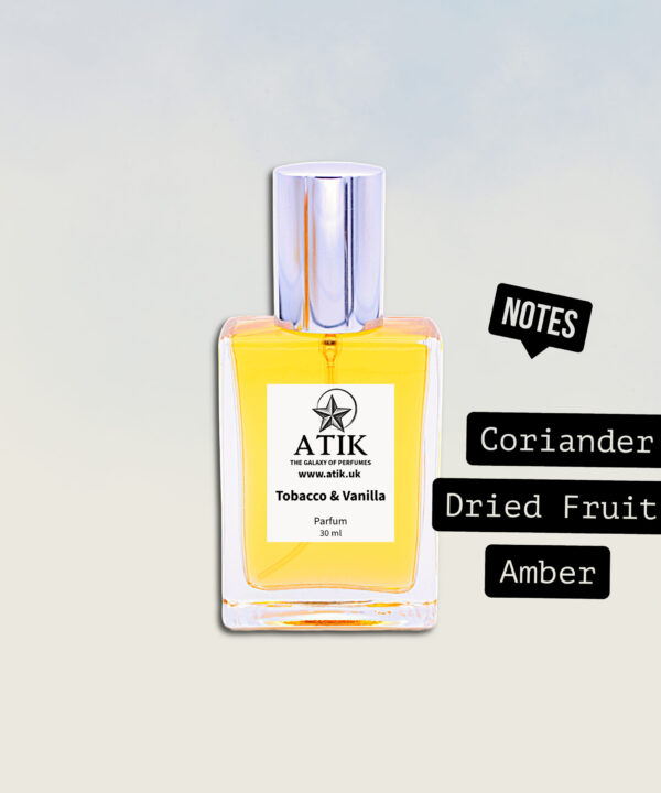 Tobacco & Vanilla Perfume Spray – Warm, Spiced & Woody Scent ATIK